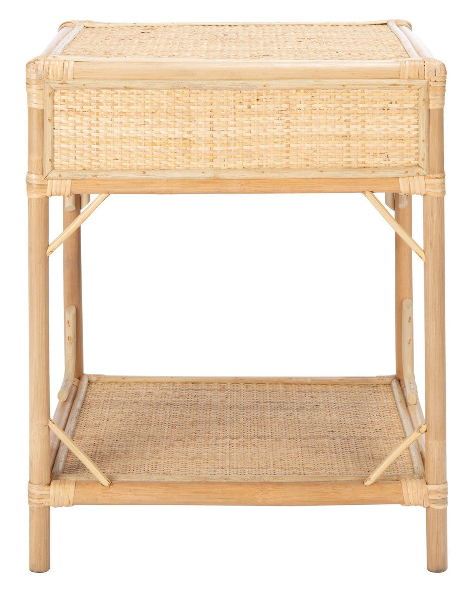 Roya 1 Drawer 1 Shelf Nightstand- NST4005A