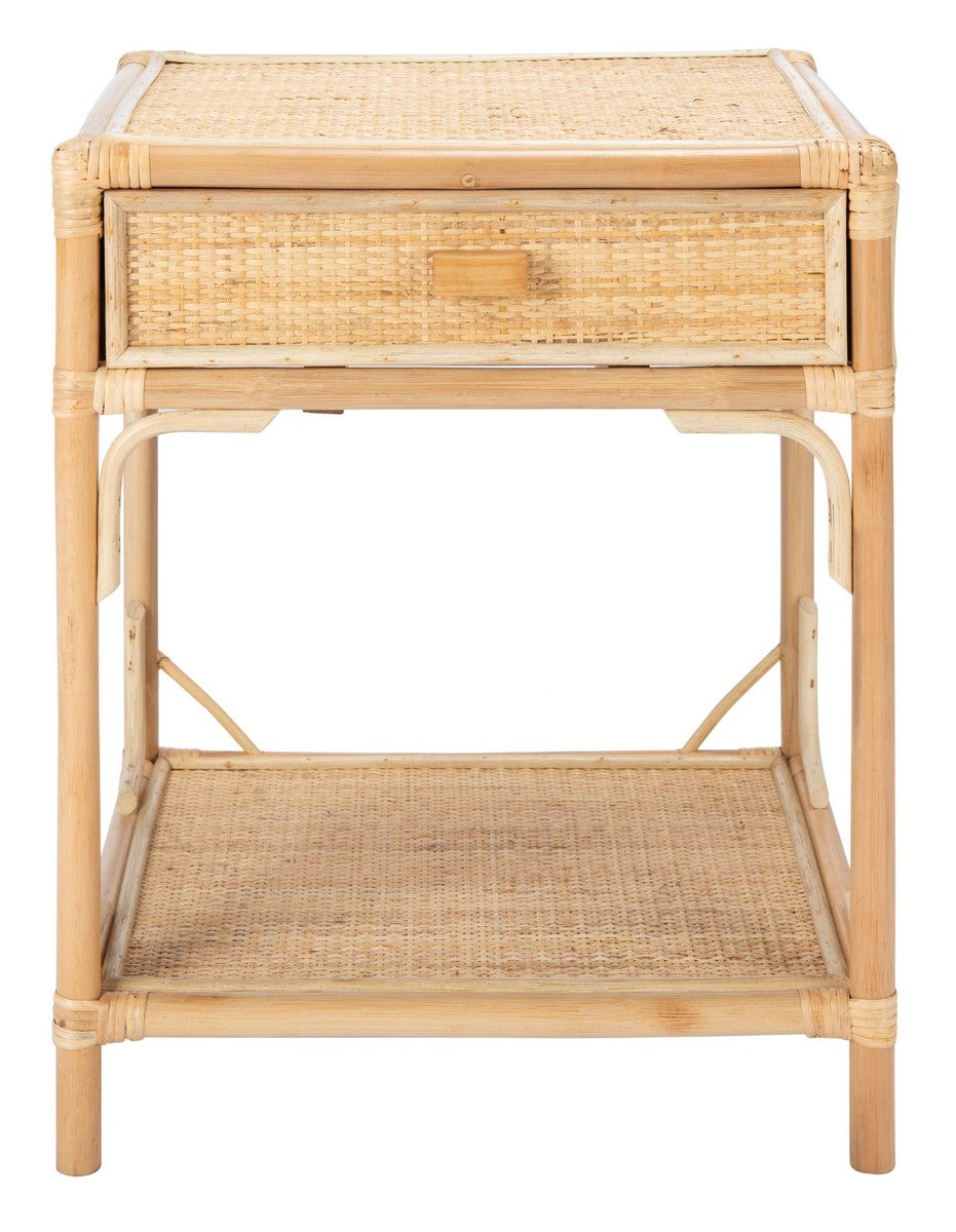 Roya 1 Drawer 1 Shelf Nightstand- NST4005A