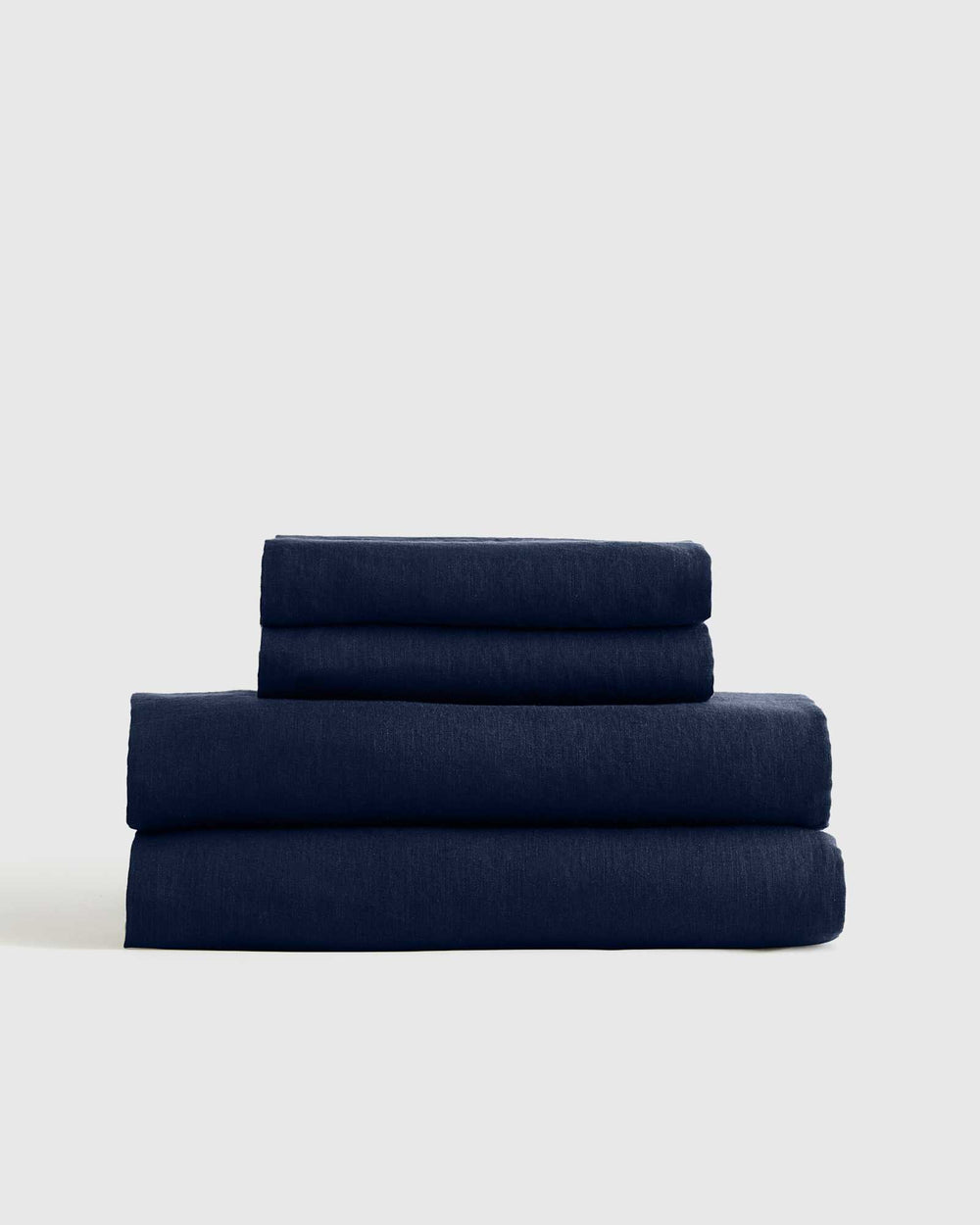 European Linen Sheet Set with Flat Sheet