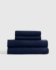 European Linen Sheet Set with Flat Sheet