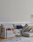 Nest with Arms Storage Sofa Bed (Queen)