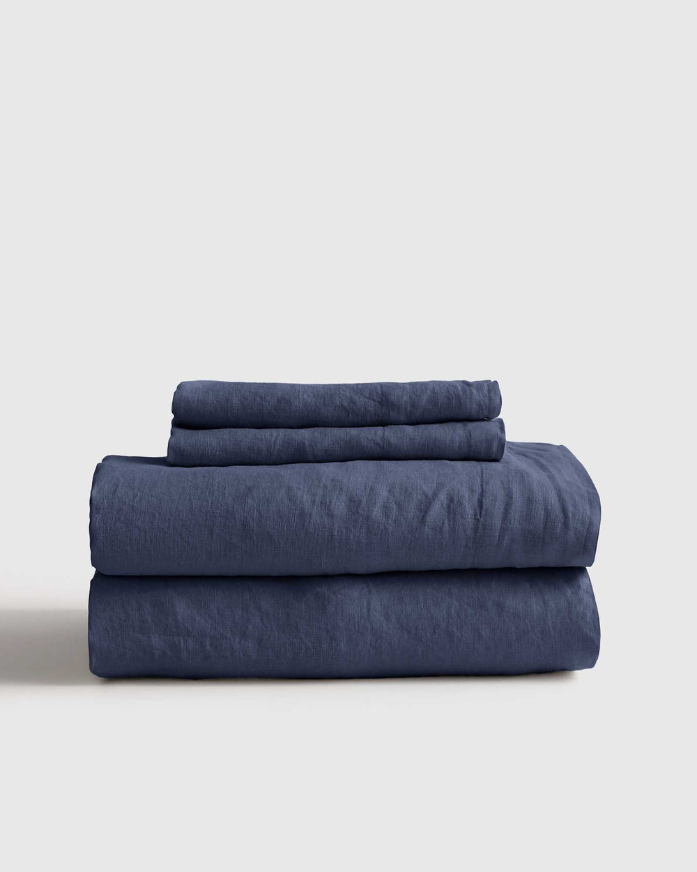 European Linen Sheet Set with Flat Sheet