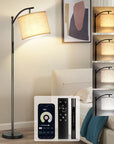 63" Dimmable Arc Floor Lamp