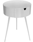 Pemberly Row White Drawer Nightstand