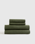 European Linen Sheet Set with Flat Sheet