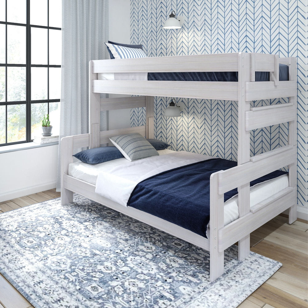 https://www.walmart.com/ip/Plank-Beam-Farmhouse-Twin-XL-over-Queen-Bunk-Bed-for-Adults-Solid-Wood-White-Wash/2325300824