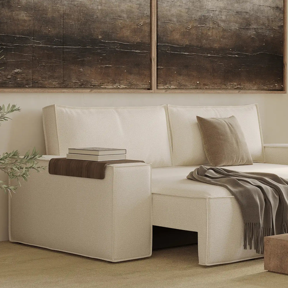 Play Storage Sofa Bed - Wide Arms (Queen)