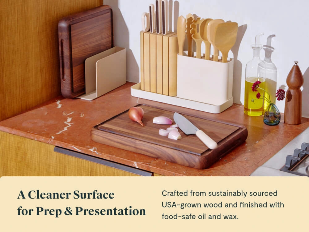 Prep & Serve Butcher Block Set