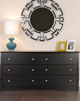 Prepac BDC-6330 Sonoma Bedroom Dresser, 6-Drawer, Black