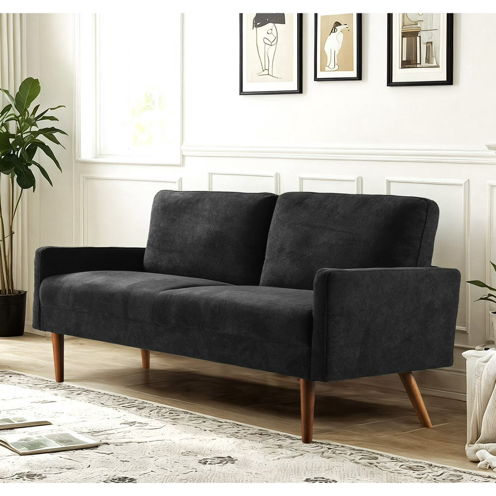 3 Seater Sofa Couch with Wood Legs