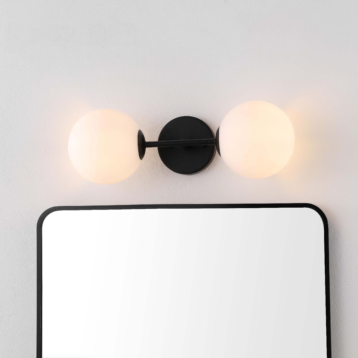 Safavieh Hymn 2 Light Wall Sconce - Black