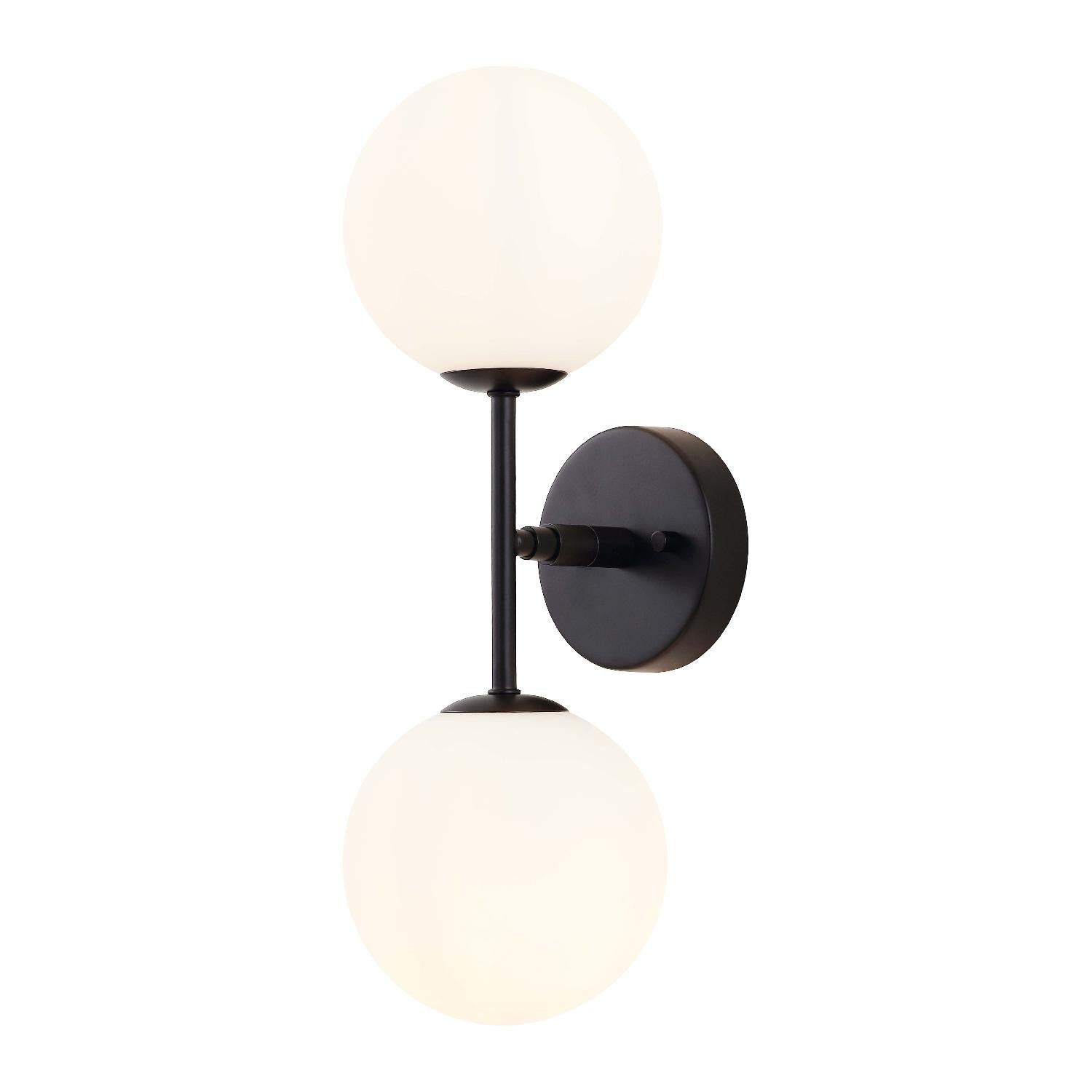 Safavieh Hymn 2 Light Wall Sconce - Black