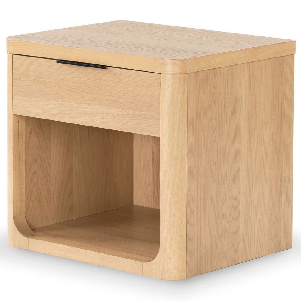 Raylie 1 Drawer Wood Nightstand