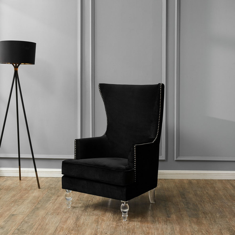 Geode Modern Wingback Chair