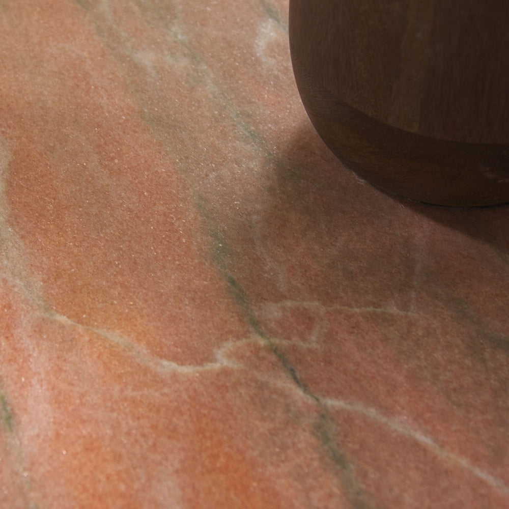 Valentia Tall Round Marble Accent Table