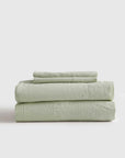 European Linen Sheet Set with Flat Sheet
