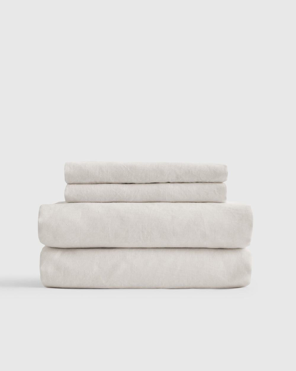 European Linen Sheet Set with Flat Sheet
