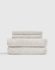 European Linen Sheet Set with Flat Sheet