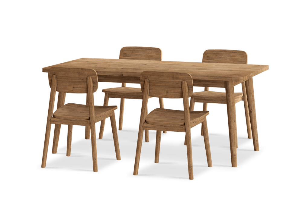 Seb Dining Table Set for 4-6