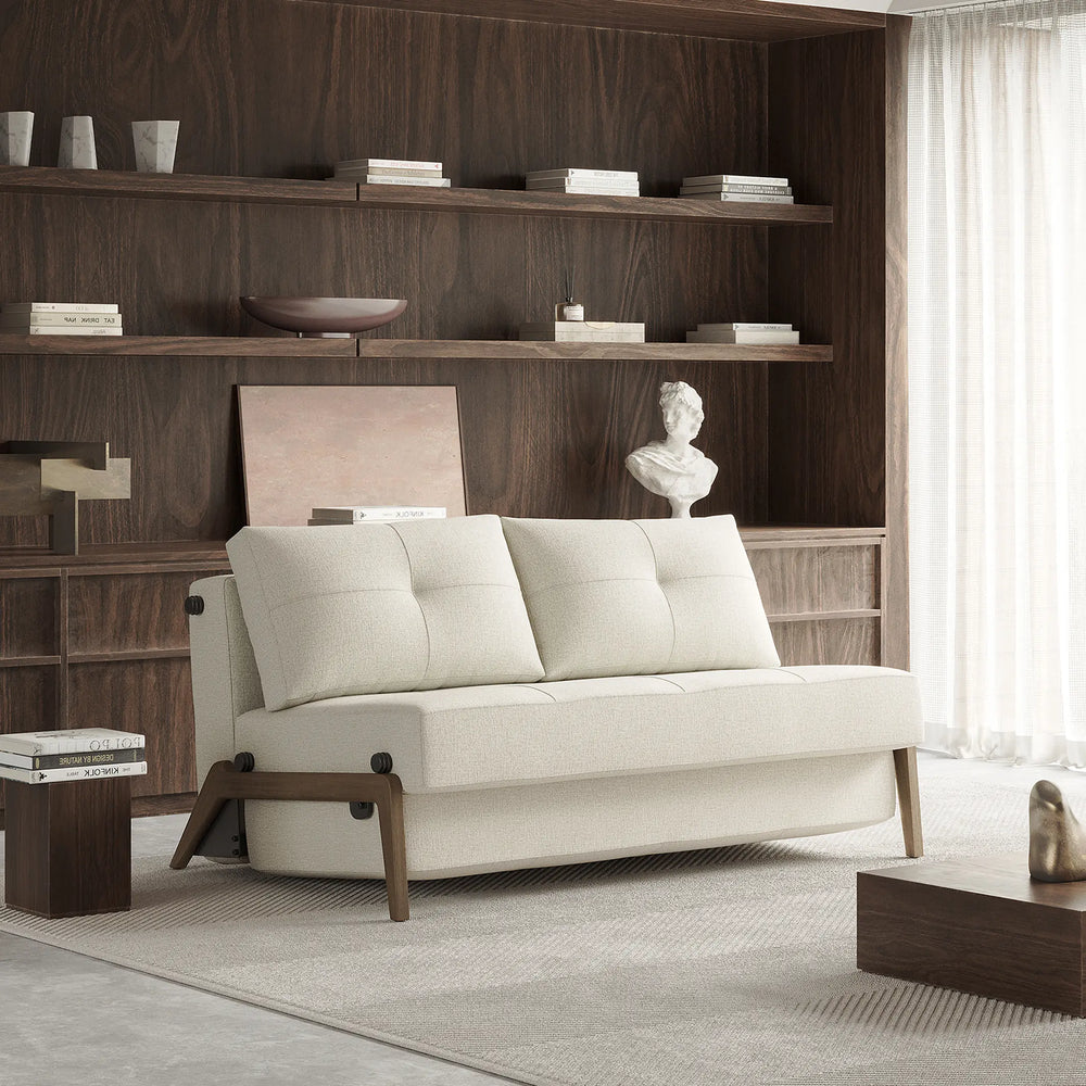 Stretch Sofa Bed - Wood Legs (Double/Queen)