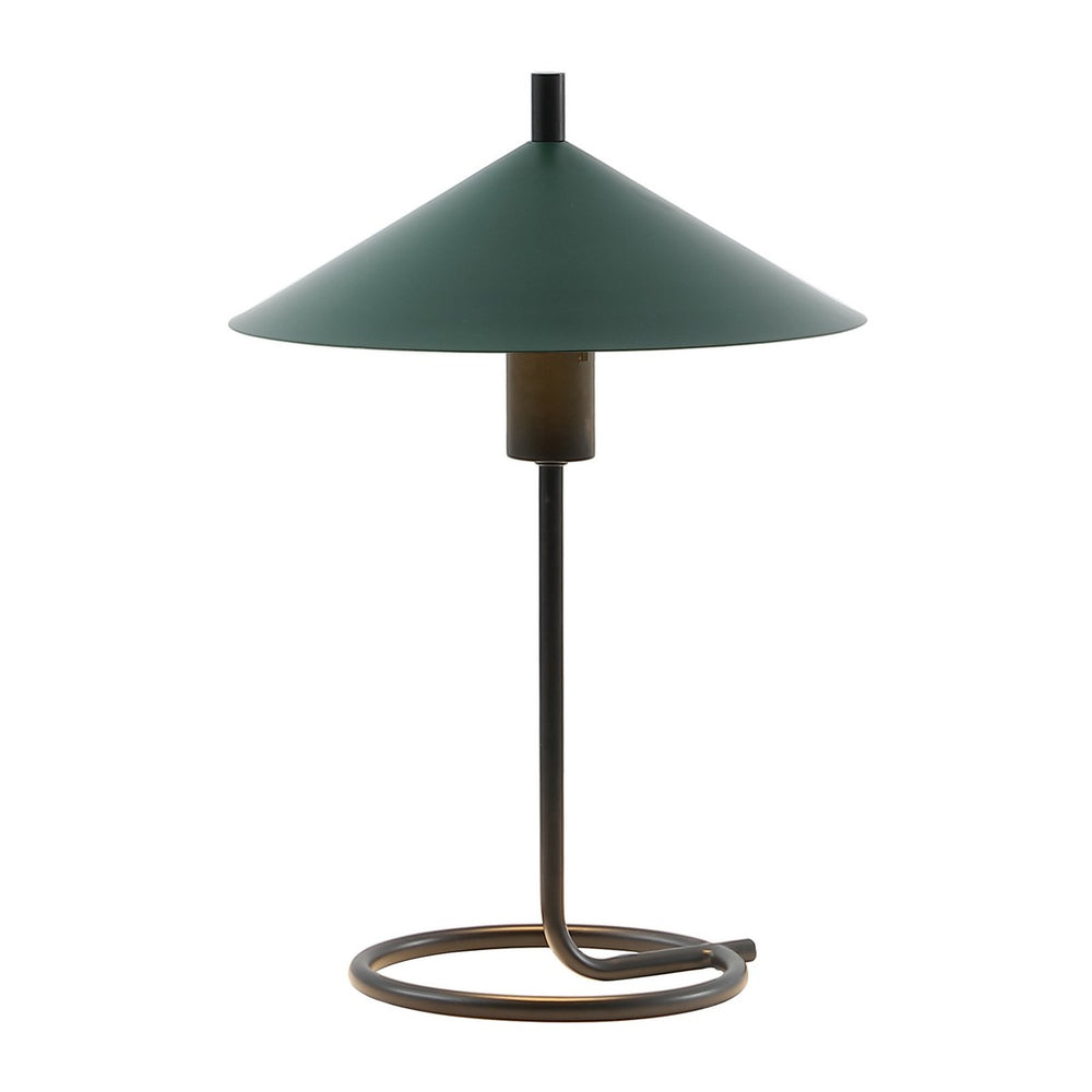 Khlo 17" Green/Black Metal Table Lamp