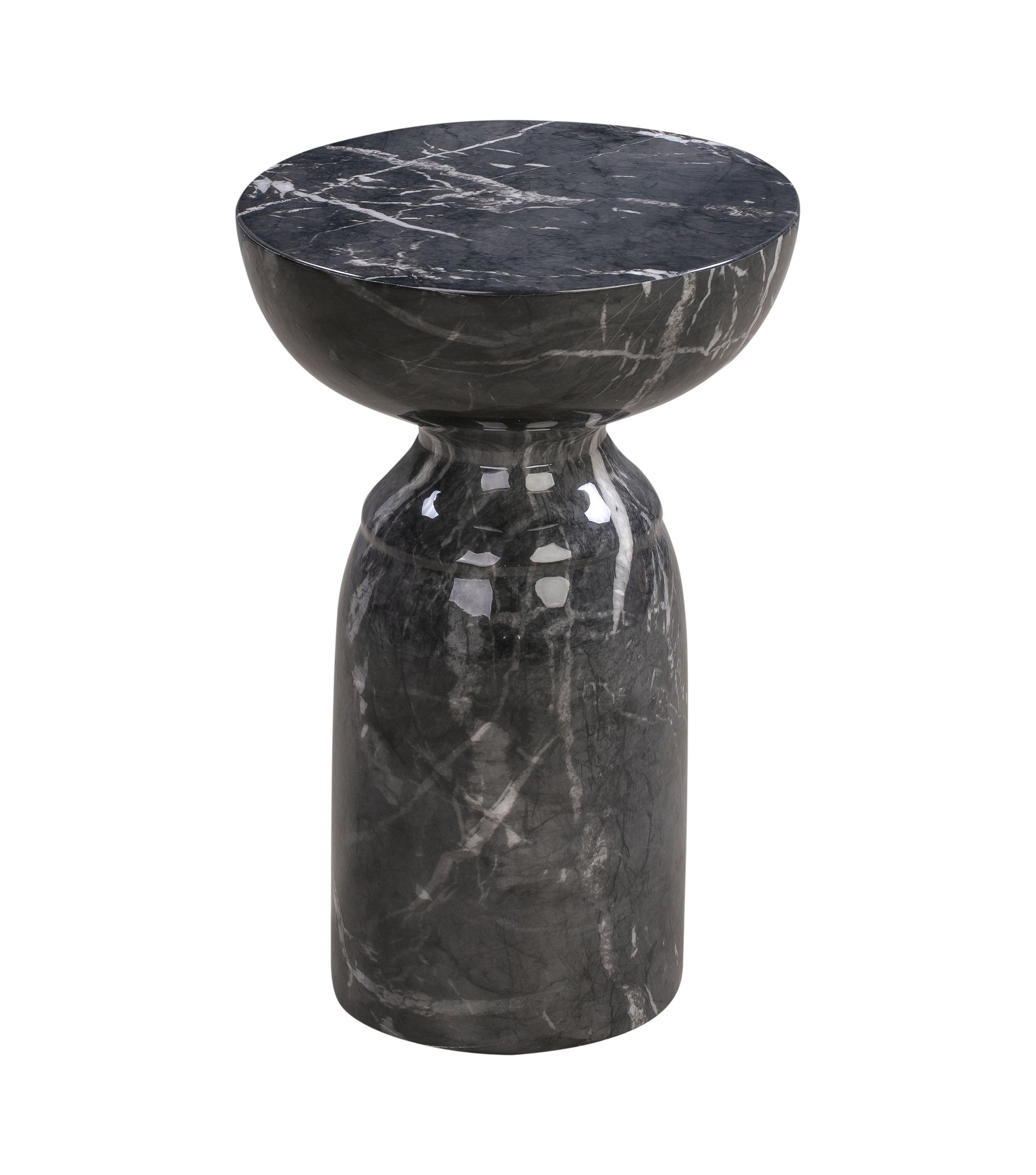 Rue Marble Indoor / Outdoor Round Side Table