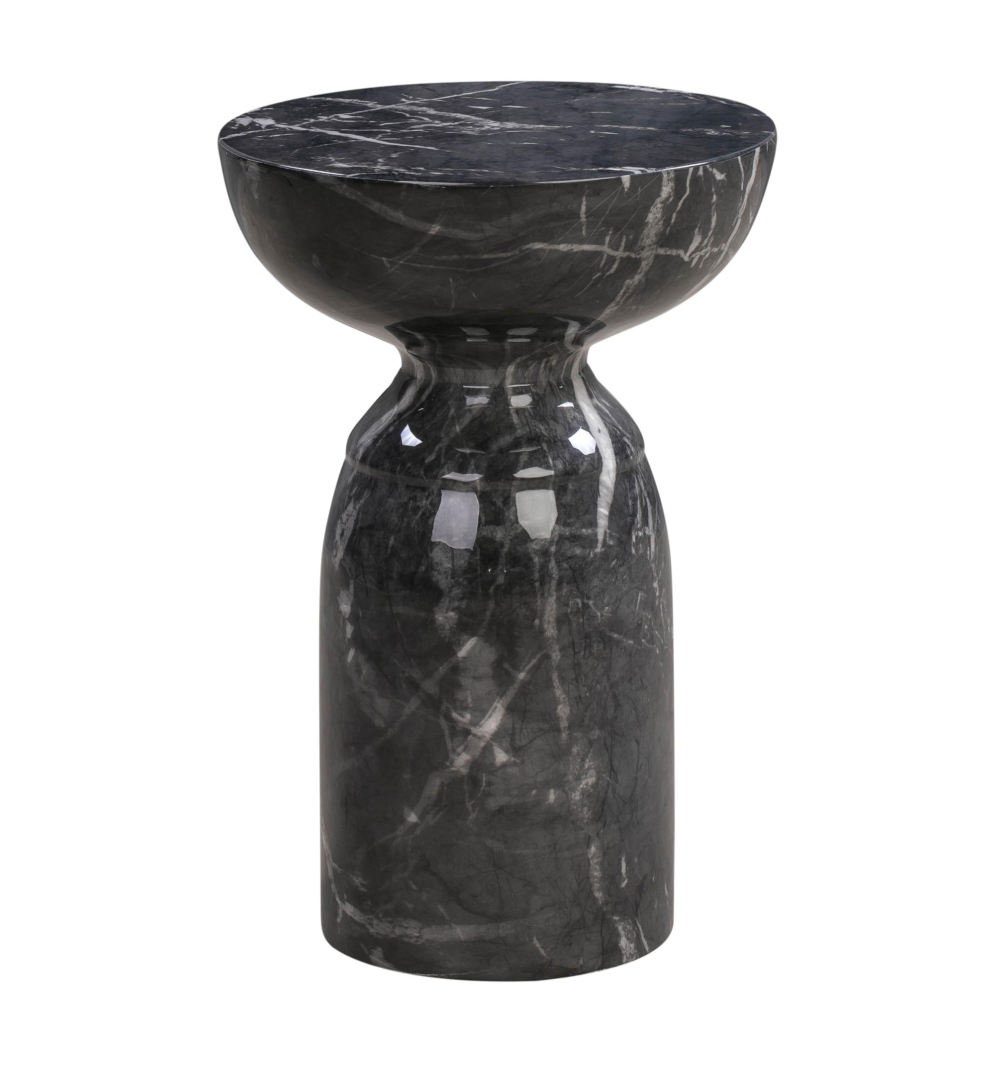 Rue Marble Indoor / Outdoor Round Side Table