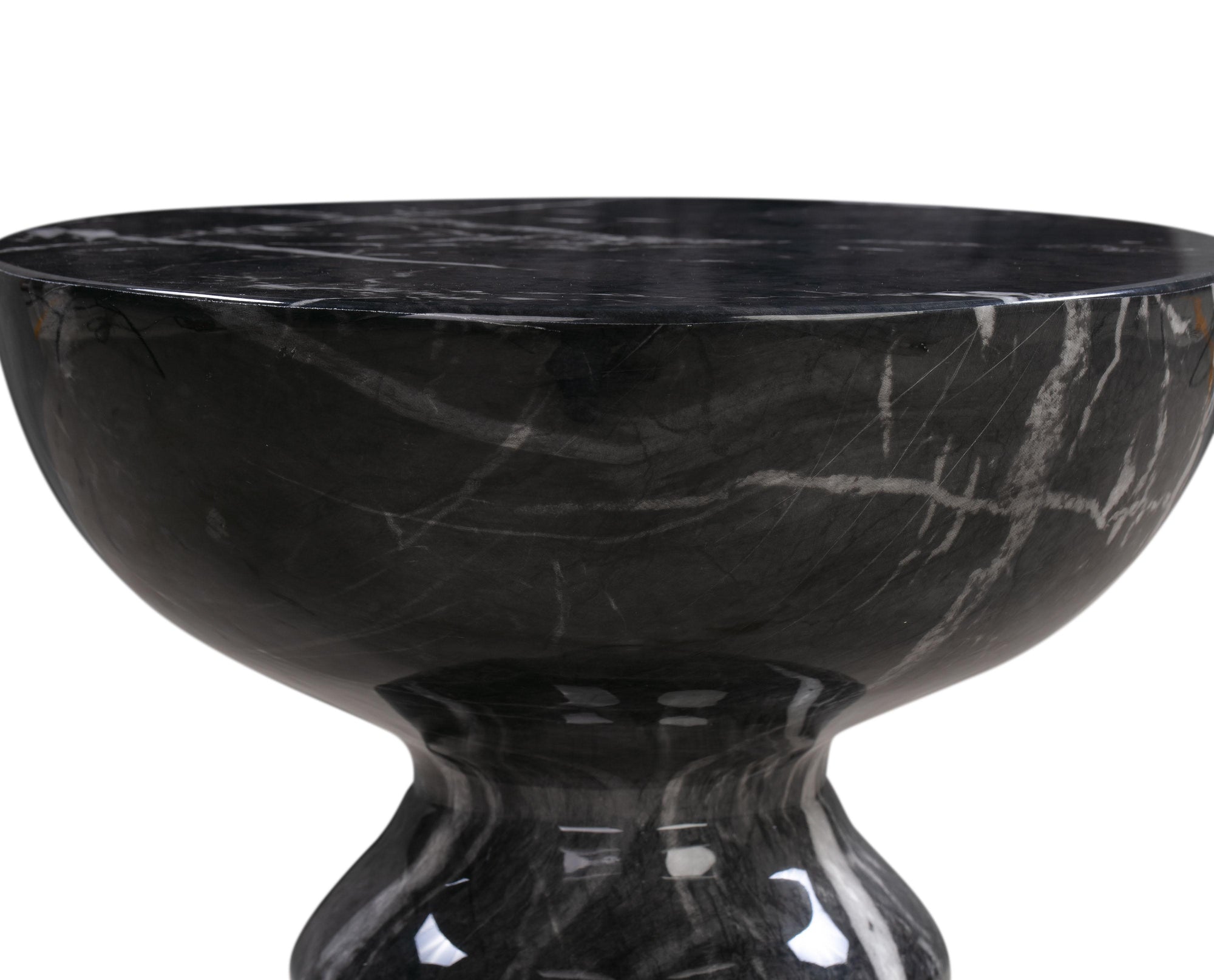 Rue Marble Indoor / Outdoor Round Side Table