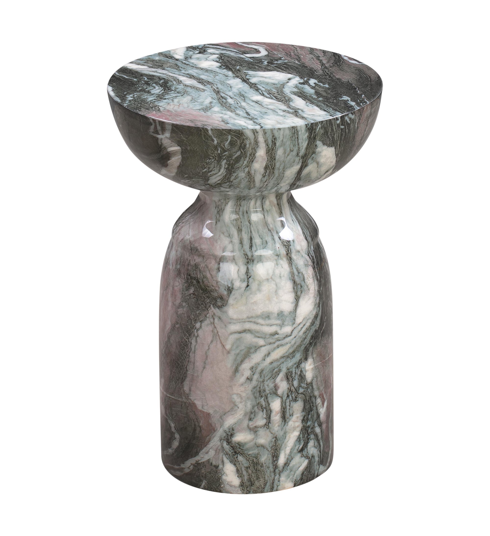 Rue Marble Indoor / Outdoor Round Side Table