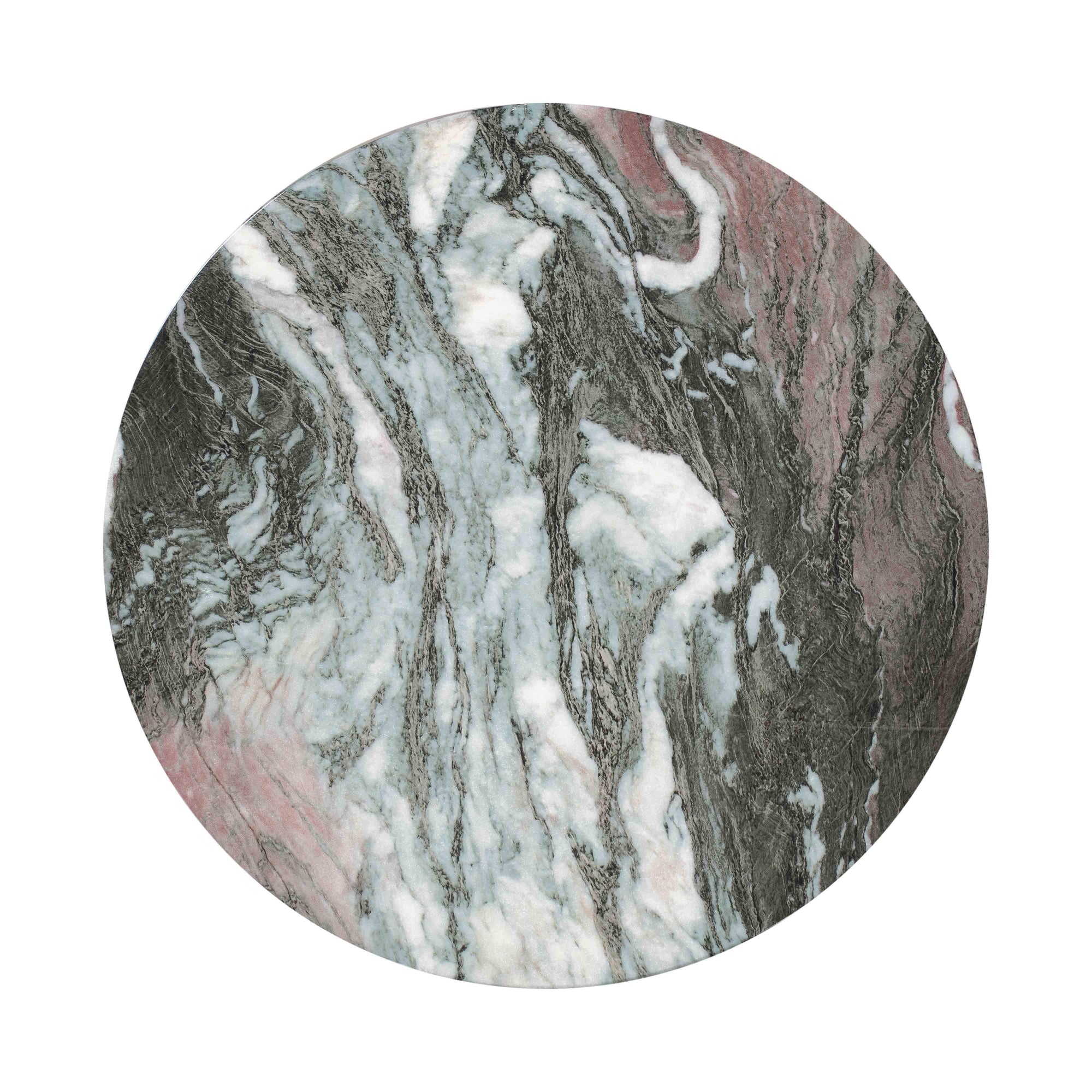 Rue Marble Indoor / Outdoor Round Side Table