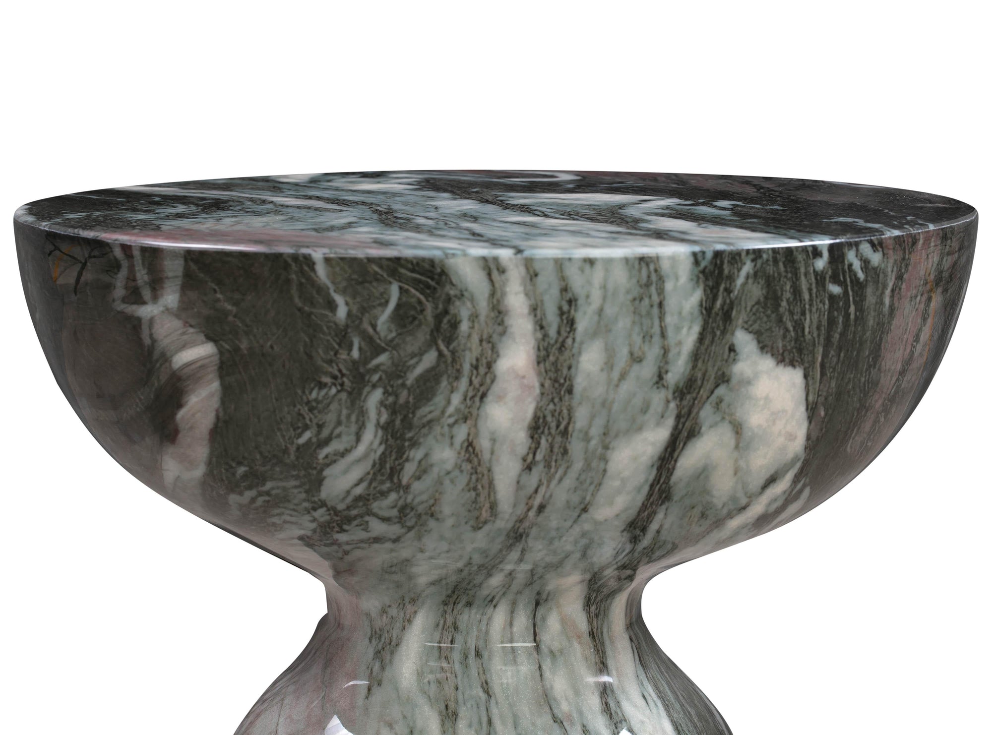 Rue Marble Indoor / Outdoor Round Side Table