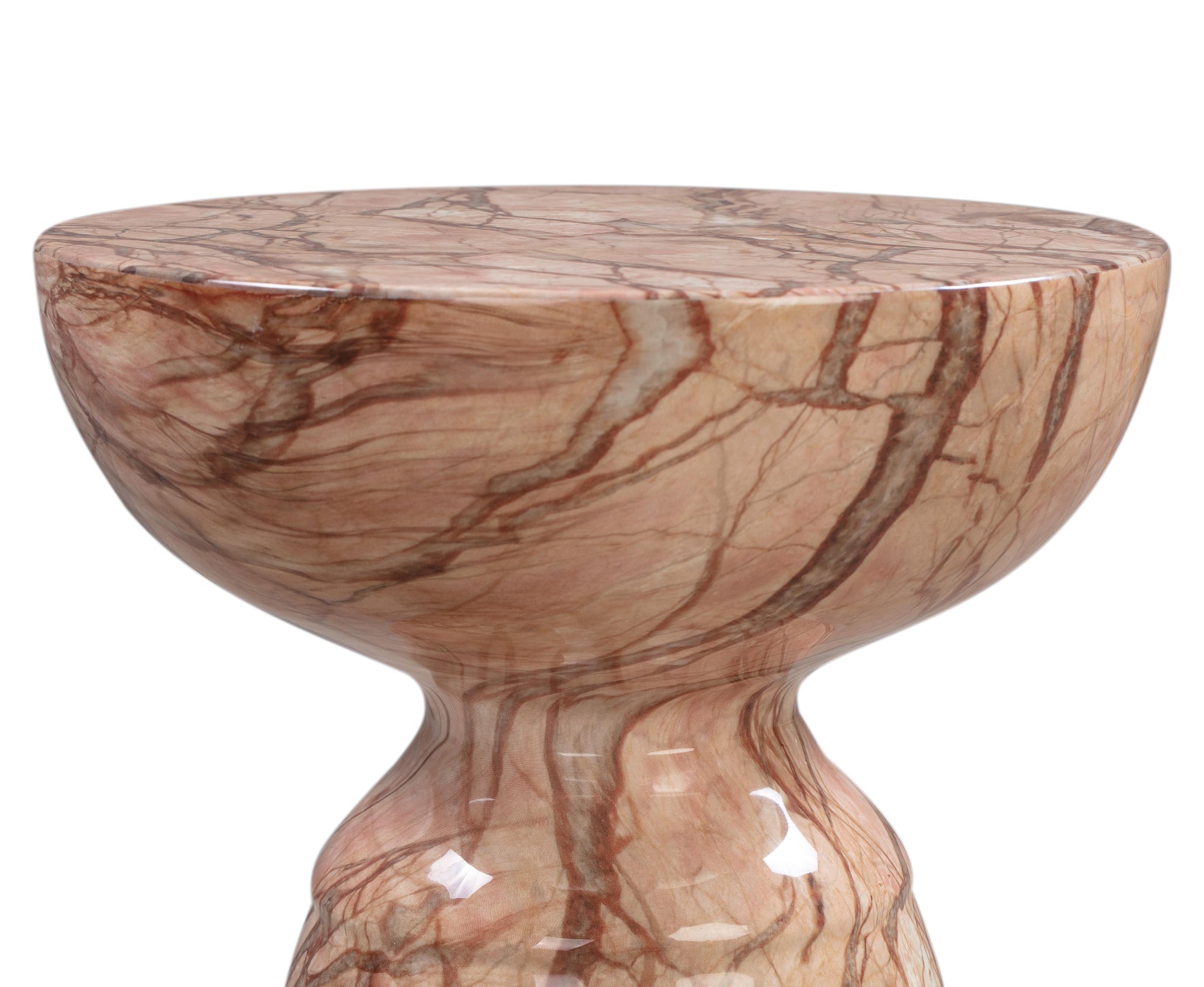 Rue Marble Indoor / Outdoor Round Side Table