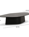 Roche 50" Ash Low Coffee Table