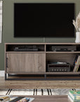 Ameriwood Home TV Stand For Tvs Up To 54", Distressed Gray Oak