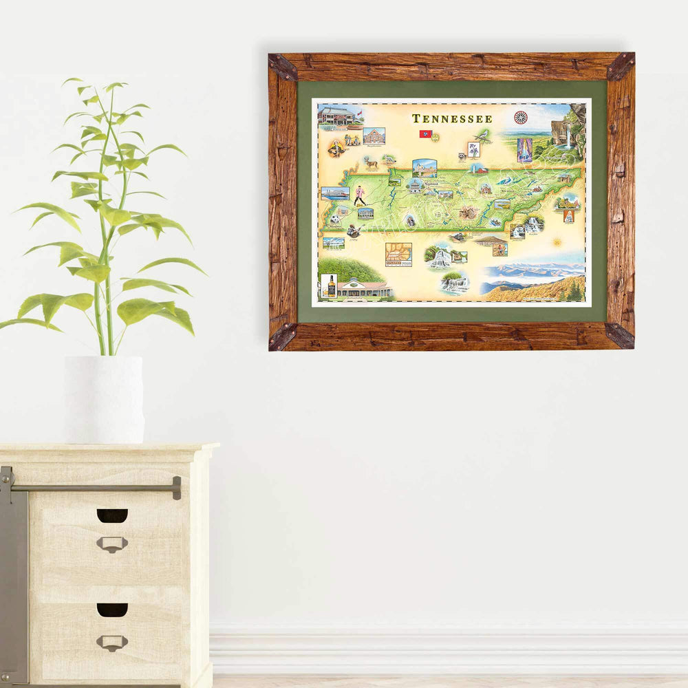 Tennessee Hand-Drawn Map