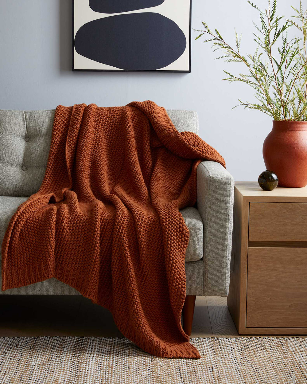 Cotton Fisherman Throw