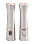 Stainless Steel Electric Salt & Pepper Mill Set