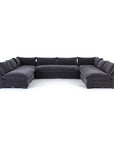 Grant 5-Piece Sectional Crypton Henry Charcoal Four Hands