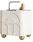 White Nightstand with 2 Drawers