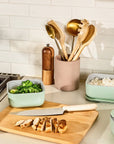 Utensil Set | 5-Piece Wooden Cooking Utensils | Caraway