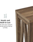 A - Frame Faux Marble Console Table - From Where - 