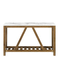 A - Frame Faux Marble Console Table - From Where - 