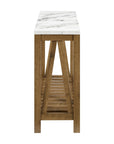 A - Frame Faux Marble Console Table - From Where - 