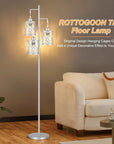 68" Farmhouse Dimmable Floor Lamp