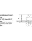 42-in Indoor Ceiling Fan With Light