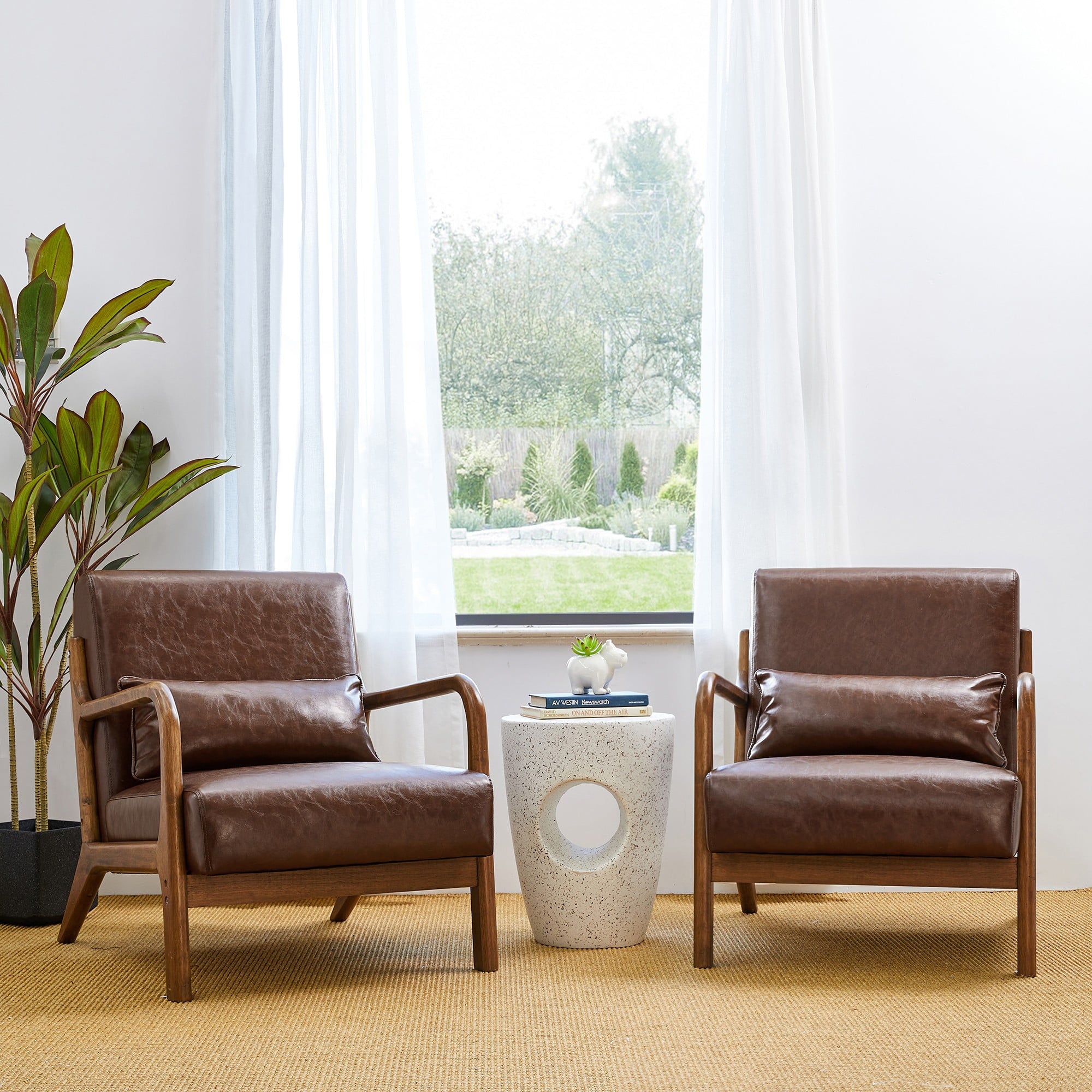 https://www.walmart.com/ip/Glitzhome-Mid-Century-Solid-Wood-Frame-Accent-Chair-Modern-Leather-Lazy-Chair/1090450800