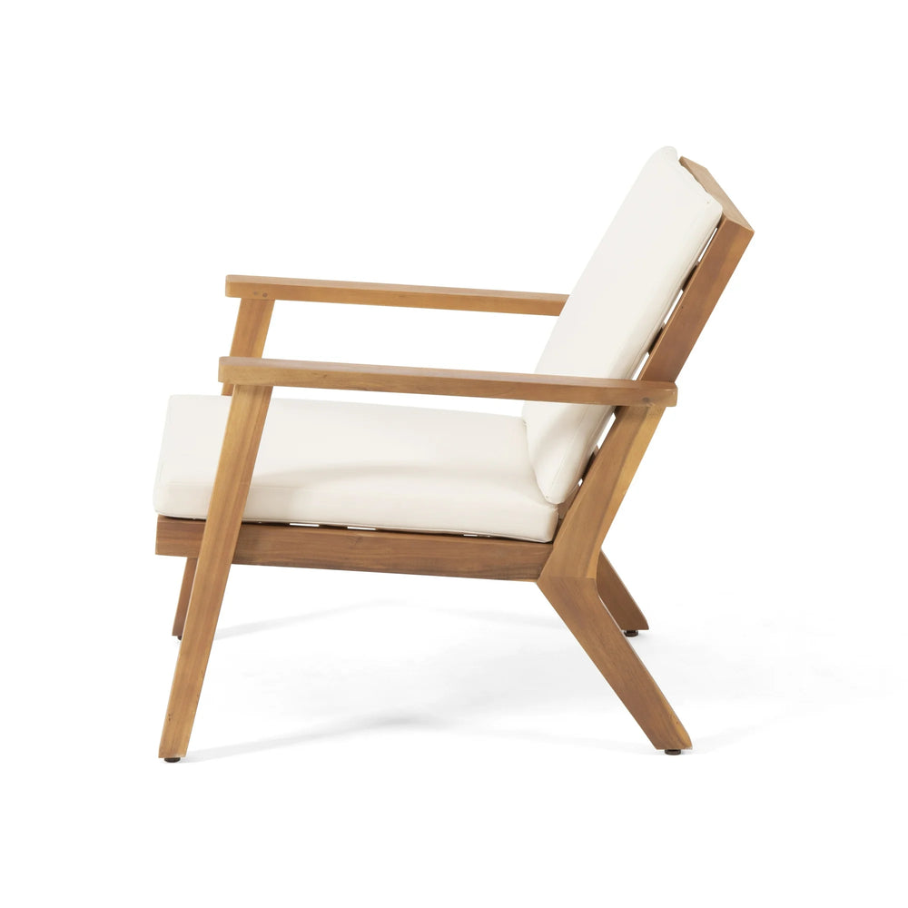 Sasha Acacia Wood Club Chairs (Set of 2)