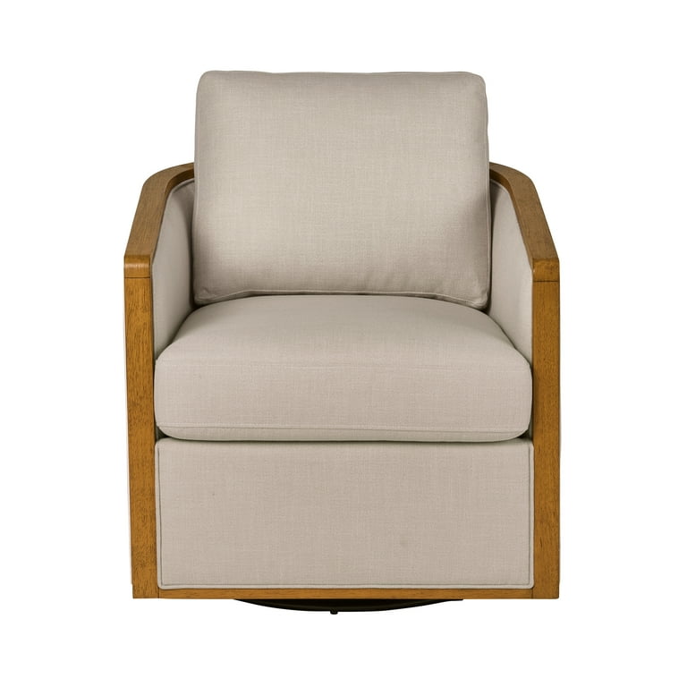 Better Homes & Gardens Windsor Swivel Accent Chair, Cream