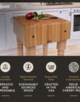 AB Series Square Wood Table - From Where - 