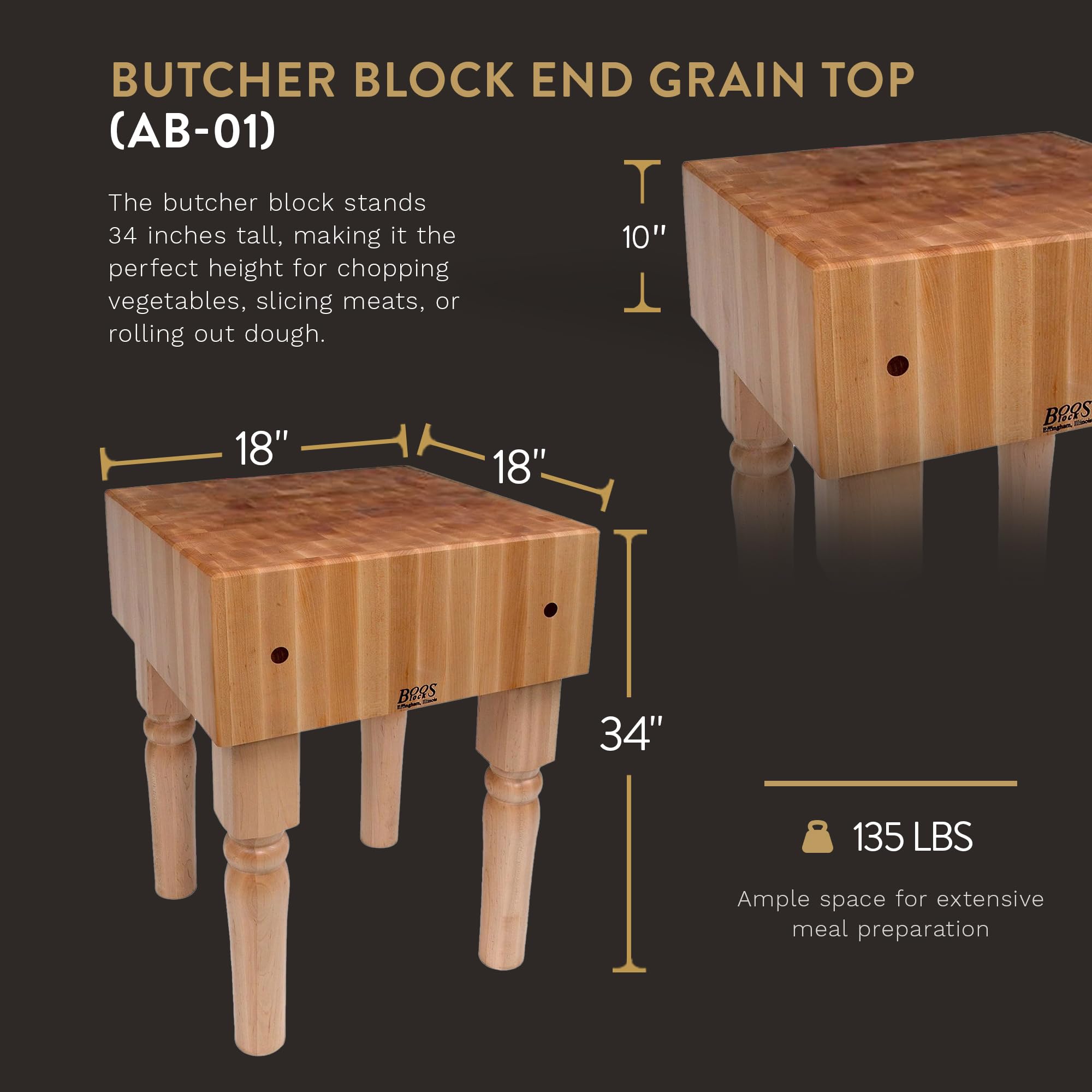 AB Series Square Wood Table - From Where - 